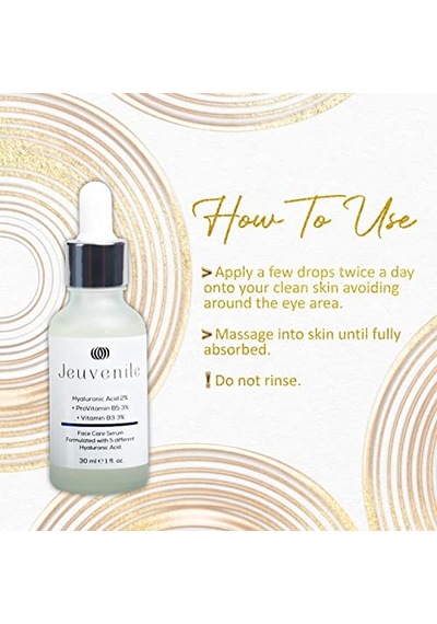Hyaluronic Acid Yüzde İki Ve Provitamin B5 Yüzde 3 Ve Vitamin B3 Yüzde Üç Yoğun Nemlendirici Serum 30ml