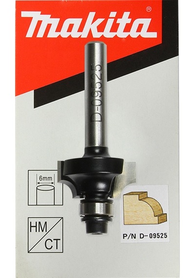 Makita D-09525 Rulmanlı Kordon Bıçağı Dış Bükey Uç Freze Bıçağı 6