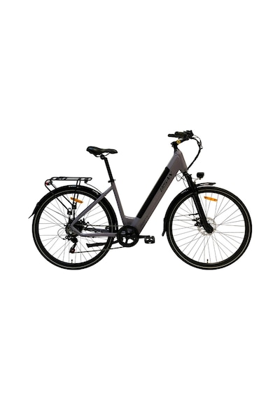 Bisan Moon-s Elektrikli Bisiklet 47cm Md 28 Jant 7 Vites Metalik Gri Siyah Çok Renkli