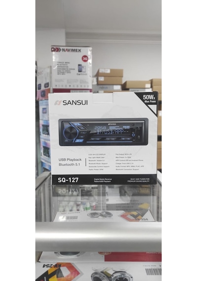 Sq-127 Bluetooth Radio Usb Oto Teybi 3 Anfi Çıkışlı
