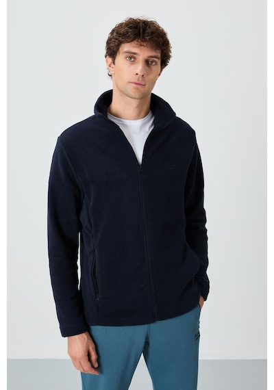 Air Jones Tommy Life Hardy Lacivert Standart Kalıp Polar Erkek Sweatshirt - 88299 Lacivert