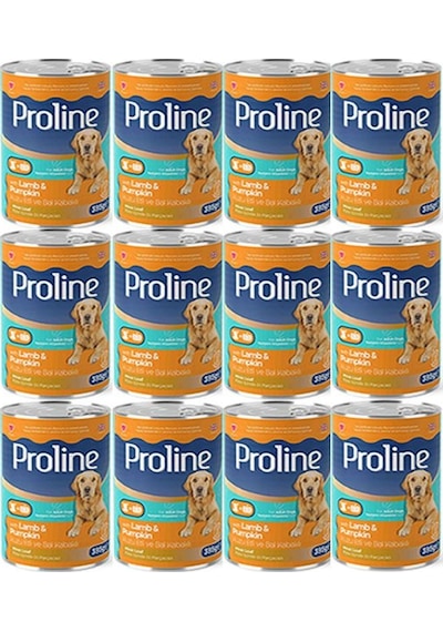 Pro Line Kuzu Etli ve Bal Kabaklı Yetişkin Köpek Konservesi 12 x 395 G