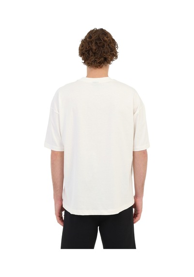 Lumberjack Mb Ssros 11hs113 6fx Kırık Beyaz Erkek Kısa Kol T-shirt