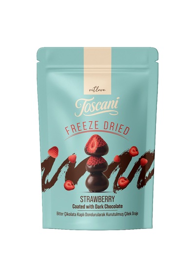 Toscanı Freeze Dondurulmus Çılek Bıtter