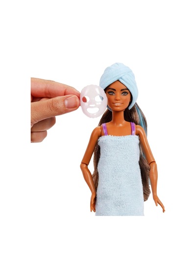 Barbie Parti Paketi Bebek Ve Aksesuarlar, Muhteşem Parti Serisi, Renk Değişimi Dahil 10 Sürpriz, Mor
