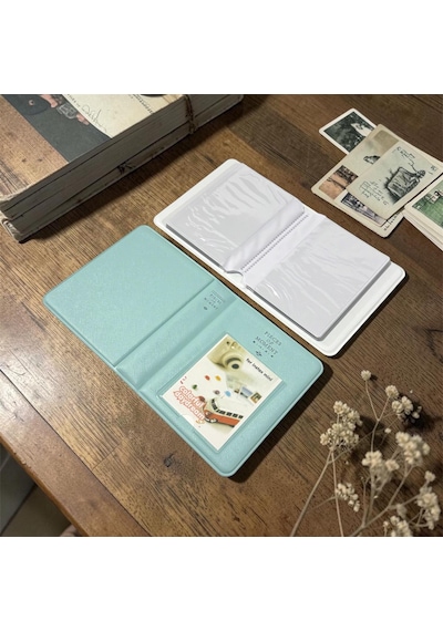 Fujıfilm İnstax Mini12 Fotoğraf Albümü 48+1 Fotoğraf Kapasiteli İnstax 6x9 Binder Kpop İthal Deluxe