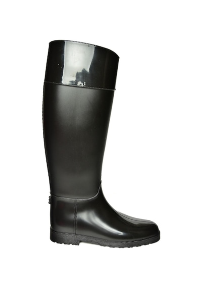 Fox Shoes T858712109 Siyah Yağmur Çizmesi Siyah-Suni Deri