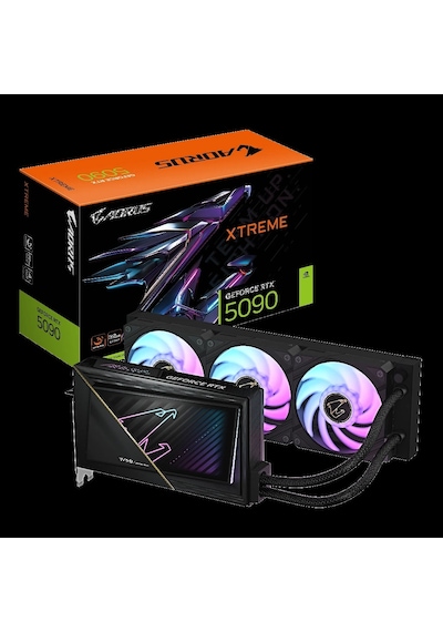 Gıgabyte Gv-n5090aorusx W-32gd, Rtx5090, Xtreme Waterforce, 32gb, Gddr7, 512bıt, 3 Fanlı, 1xhdmı, 3x