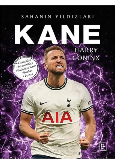 Sahanın Yıldızları Messi Dzeko Ronaldo Poster Sticker Futbolcu Kartı Hediyeli Toplam 10 Kitap