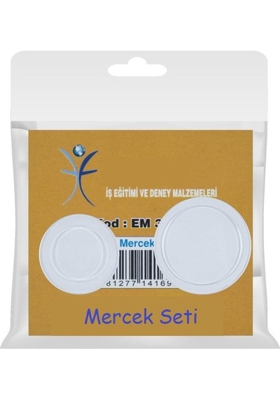 Optik Mini Mercek Seti 2'li Set Büyük ve Küçük 3cm ve 4cm Plastik