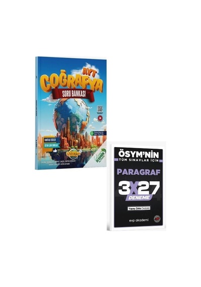 2027 Coğrafya Gurmesi 2027 Ayt Coğrafya Soru Bankası+ Evp Akademi Paragraf