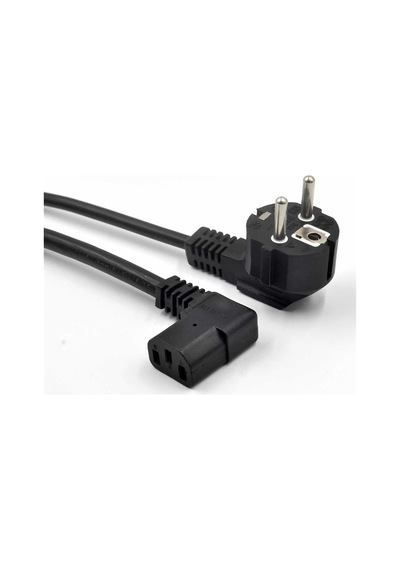 Senseı Eu Power Cord L Tipi Sag 3x0.75mm 220v 90 Derece 1.5 Metre Power Kablo