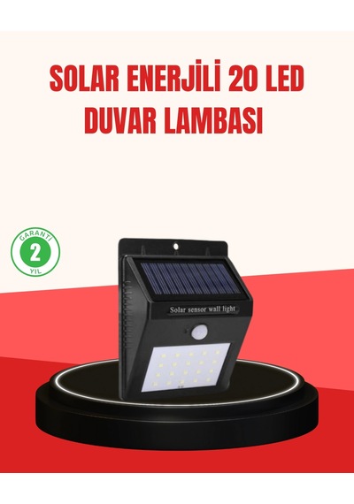 Mey İthalat Güneş Enerjili Su Geçirmez Dış Mekan Aydınlatma 21383568