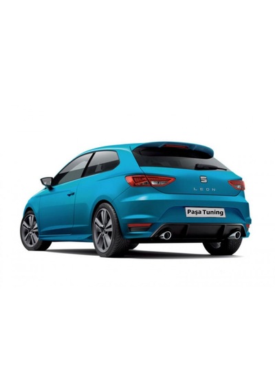 Seat Leon MK3 5F (2013-2019) FR Aero Dinamik Arka Tampon (Plastik)
