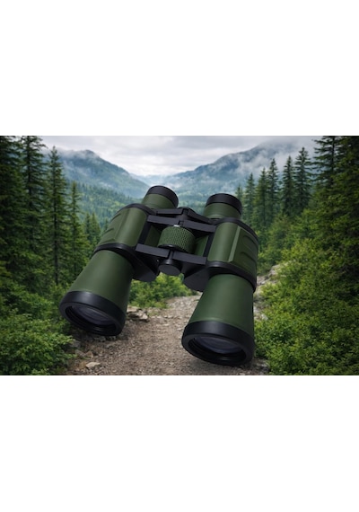 Aksu Hasuba Dürbün 280x280 168ft At 1000yds Coated Optic Cantalı Haki Renk 1ad