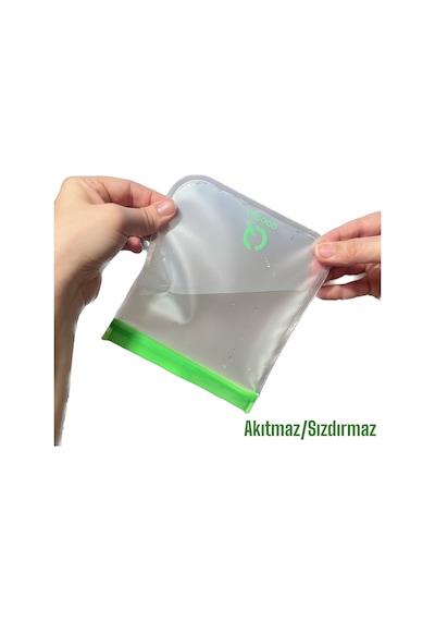 Yıkanabilir Gıda Saklama Poşeti 16x18cm 2 Adet