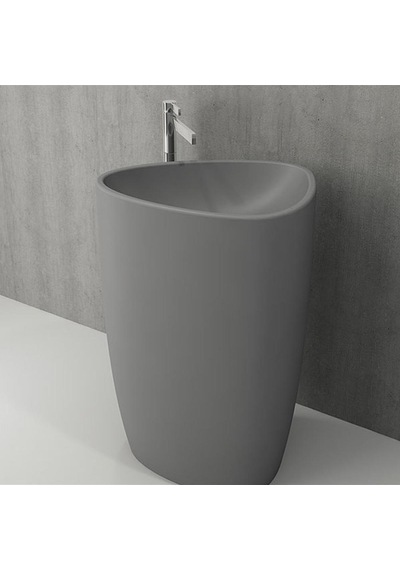 Bocchi Etna Monoblok Yerden Lavabo Mat Gri 1075-006-0125