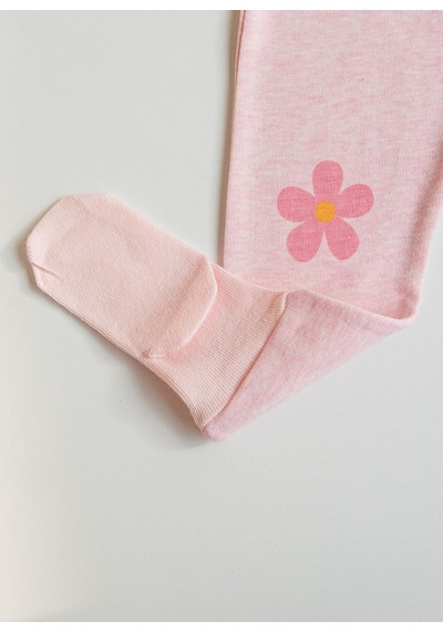 Kitikate Organik Daisy Days Çoraptolon Pembe Pembe