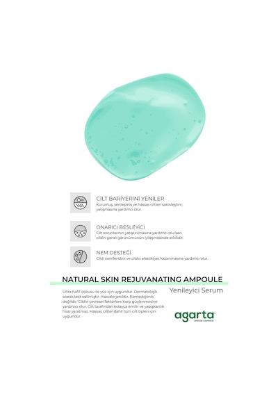 Agarta Naturel Skin Rejuvanating Ampoule Yenileyici Serum 50 ML