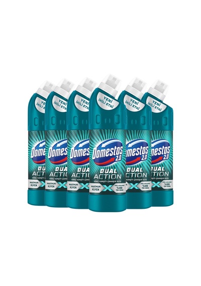 Domestos Dual Action Kireç Karşıtı Çamaşır Suyu 750 Ml X6 Diğer