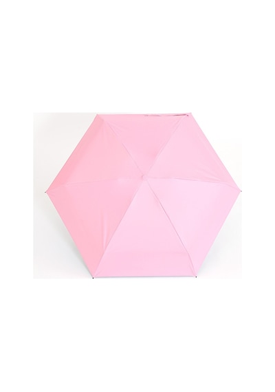 Eleven Markets 6 Telli Mini Cep Boy Kapsullü Şemsiye -pembe Pembe