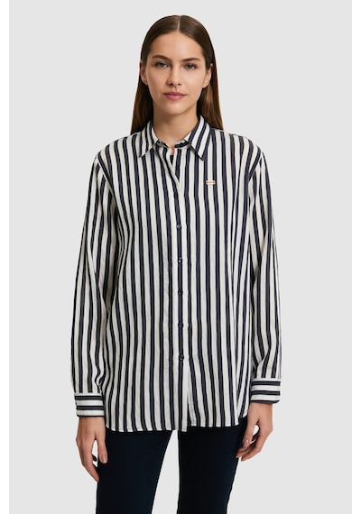 U.s. Polo Assn. Kadın Lacivert Gömlek Desenli 50324736-vr033