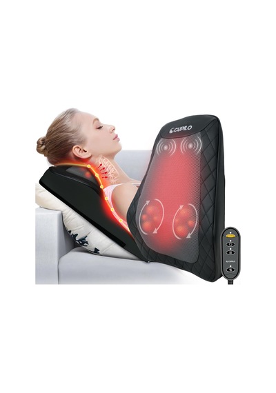 Cupilo Isı İle Sırt Ve Boyun Masajı, Ofis Koltuğu Oyun Koltuğu İçin Shiatsu Boyun Masajı, 3d Yoğurma Masaj Yastığı, Ofis Ev İçin Hediye, Anne Baba Kadınlar İçin Hediyeler Cupilo Isı İle Sırt Ve Boyun Masajı, Ofis Koltuğu Oyun Koltuğu İçin Shiatsu Boyun Masajı, 3d Yoğurma Masaj Yastığı, Ofis Ev İçin Hediye, Anne Baba Kadınlar İçin Hediyeler