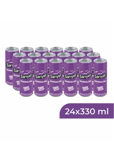 Sarıyer Mandalina Aromalı Gazoz 330 Ml X 24 Adet