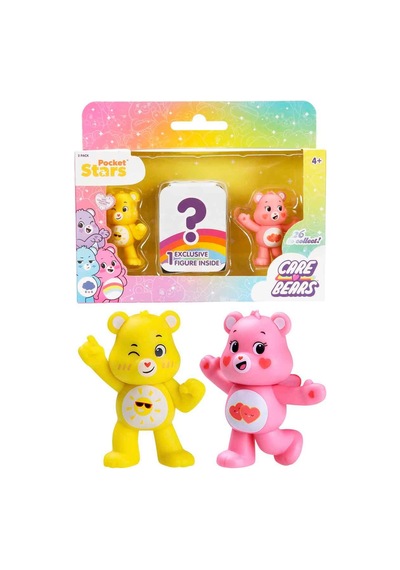 Care Bears 3 Lü Mini Figür Seti Funshine Bear Ve Love-a-lot Bear