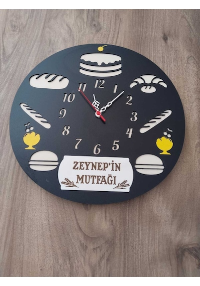 Mrchediyesepeti Duvar Saatleri Kişiye Özel Tasarım Şık Ve Kaliteli No548 Çok Renkli