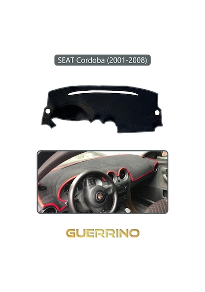 Seat Cordoba 2001-2008 Torpido Koruma Halısı Gri Kenar