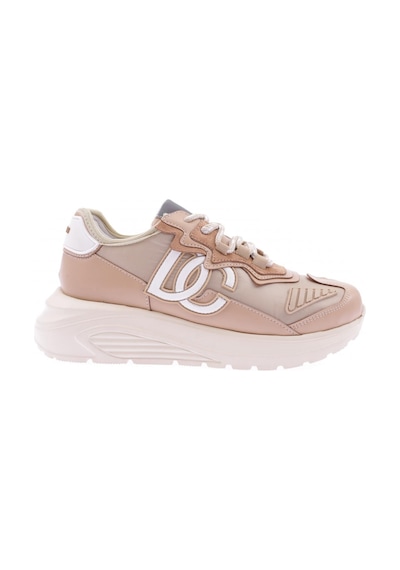 Dgn Es7005-22y Kadın Bağcıklı Kalın Taban Sneakers Ayakkabı ES705-2007-R1806 Ten