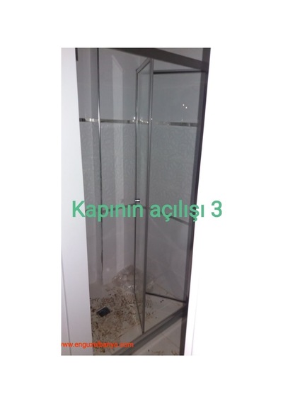 40 Desen Patentli Katlanır Cam Duşakabin İki Duvar Arası Duşakabi Gri 40 Desen Patentli Katlanır Cam Duşakabin İki Duvar Arası Duşakabi Gri