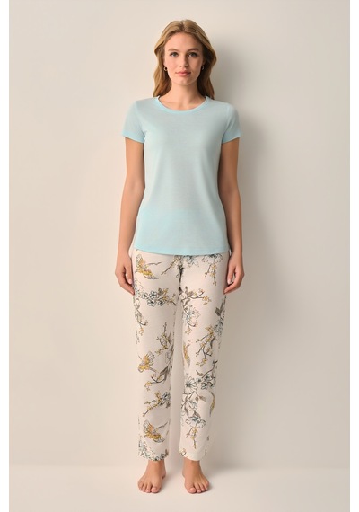 Suwen Emma Pijama Takımı Sh26640660338 Ekru