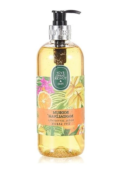 Doğal Zeytinyağlı Sıvı Sabun, 500 Ml, Bodrum Mandalinasi Kokulu