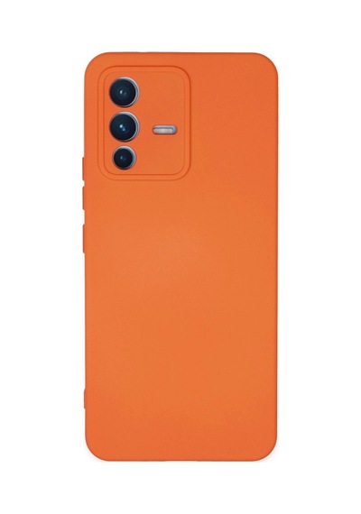 Uryport Vivo V23 5g Kılıf Nano İçi Kadife Silikon - Turuncu