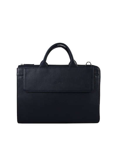 Guard Briefcase Deri Evrak Çantası Siyah