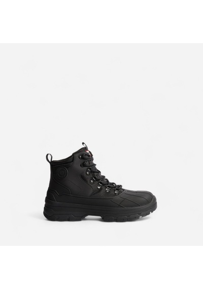 Hunter Mens Explorer Duck Boot Erkek Siyah Kısa Bot Mfs1000ptp-blk Siyah