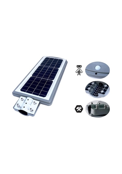 250 Watt Güneş Enerjili Sokak Lambası Direkli