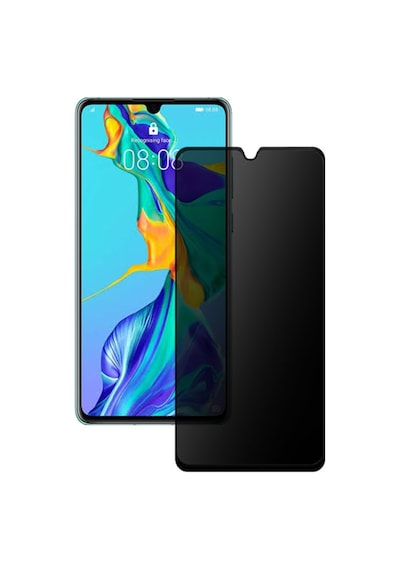 Xiaomi Redmi Note 8 Hayalet Privacy Gizli Cam Ekran Koruyucu Siya
