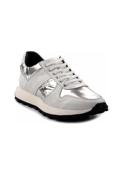 Bambi Beyaz Beyaz Hakiki Deri Erkek Sneaker E01401086603 Beyaz