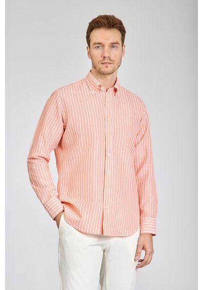 Bisse Regular Fit Uzun Kollu Turuncu Erkek Gömlek Gmktn250002 D64 Turuncu