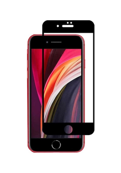 Apple Uyumlu   iPhone Se 2020 Ekran Koruyucu 9D Tam Kaplayan Kavisli