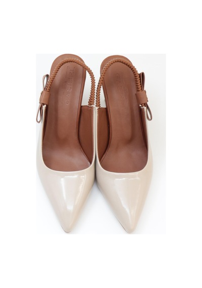 Nesilshoes Nesil Shoes Gabbel 205 Ten Rugan Topuklu Kadın Sandalet