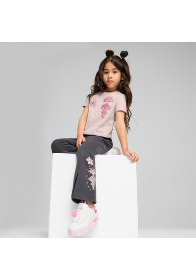 Puma X Trolls Çocuk Grafik Kısa Tişört 627386 49 Pembe