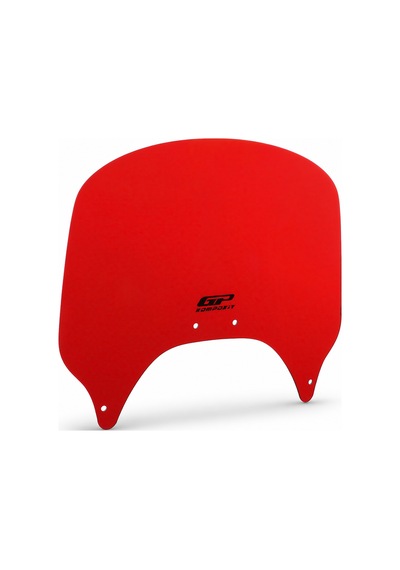 Gp Kompozit Honda Gold Wing 2004-2017 Uyumlu Arka Cam Kırmızı 40 Cm