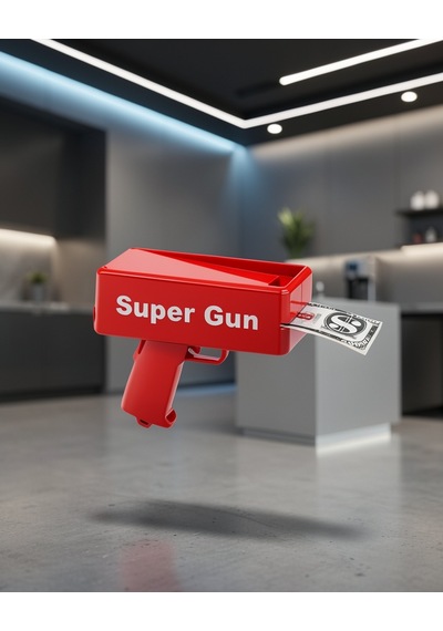 Eğlenceli Para Saçma Oyuncağı Çocuklar İçin Xxuczzzsupergunnnn-5-1 "