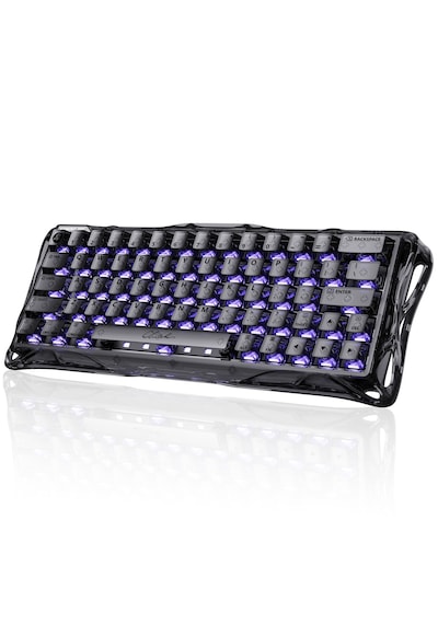 Gravastar Mercury V60 Manyetik Switch Gaming Klavye, Kablolu, İngilizce Q, Onyx Crystal