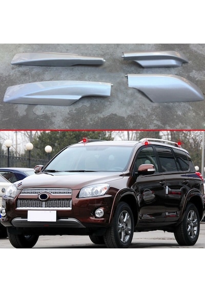 Toyota Uyumlu Rav 4 Tavan Çıtası 2006 2012 Silver Gri