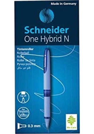 Schneider One Hybrid N 0.3 Rollerball Mavi 10 Adet